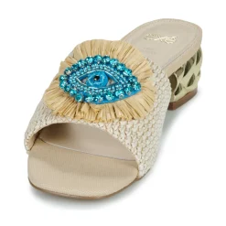 Exé Shoes Mules / Sabots^- KATY-424-RAFFIA-