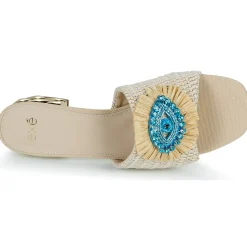 Exé Shoes Mules / Sabots^- KATY-424-RAFFIA-