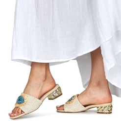 Exé Shoes Mules / Sabots^- KATY-424-RAFFIA-