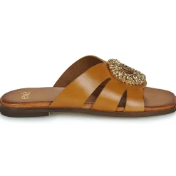 Exé Shoes Mules / Sabots^- 565-NAXOS-LEATHER-TAN