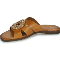 Exé Shoes Mules / Sabots^- 565-NAXOS-LEATHER-TAN