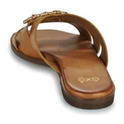 Exé Shoes Mules / Sabots^- 565-NAXOS-LEATHER-TAN