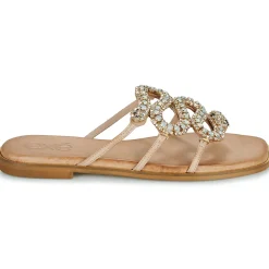 Exé Shoes Mules / Sabots^- 543-ORO-LEATHER-NATURAL