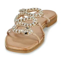 Exé Shoes Mules / Sabots^- 543-ORO-LEATHER-NATURAL