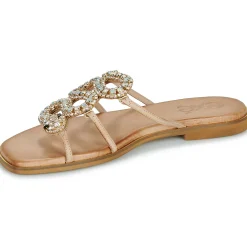 Exé Shoes Mules / Sabots^- 543-ORO-LEATHER-NATURAL