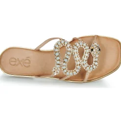 Exé Shoes Mules / Sabots^- 543-ORO-LEATHER-NATURAL
