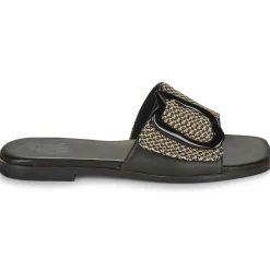 Exé Shoes - 556-ORO-RAFFIA-BLACK Noir