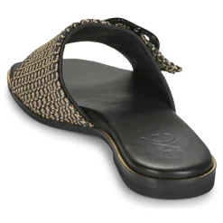 Exé Shoes - 556-ORO-RAFFIA-BLACK Noir