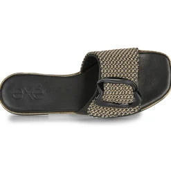 Exé Shoes - 556-ORO-RAFFIA-BLACK Noir