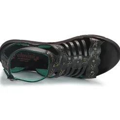 Felmini Sandales Et Nu-pieds^- D787-CALF-BLACK-CAROLINA-4