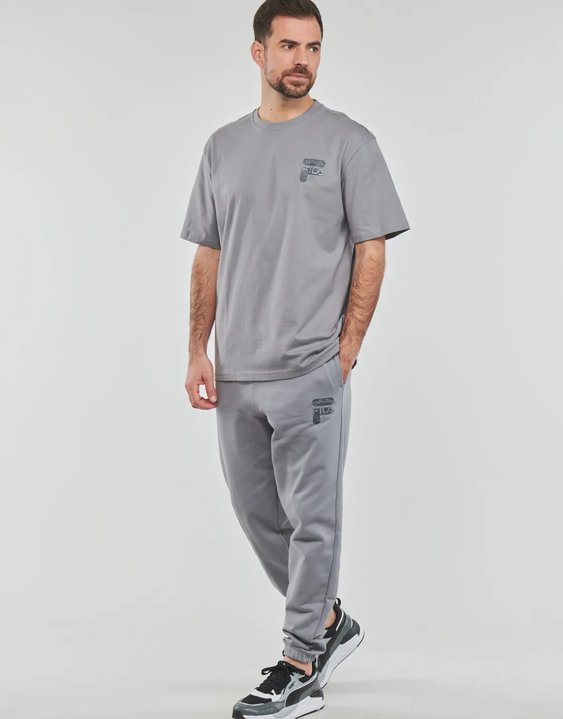 Fila - BADRA RELAXED SWEAT PANTS Gris Hot