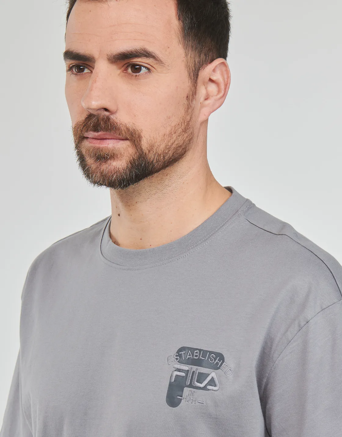 Fila - BROVO OVERSIZED TEE Gris Sale