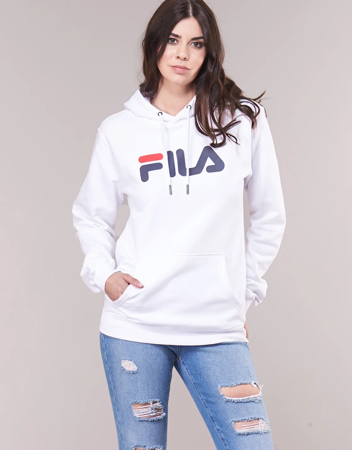 Fila - PURE Hoody Blanc Online