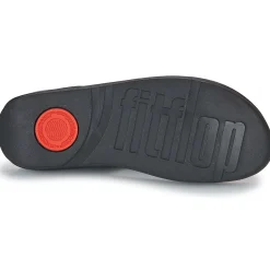 FitFlop - HALO METALLIC-TRIM TOE-POST SANDALS Noir Online