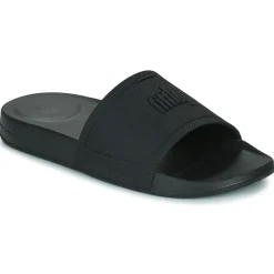 FitFlop - Iqushion Pool Slide Tonal Rubber Noir Sale
