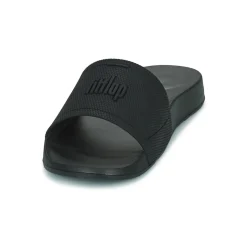FitFlop - Iqushion Pool Slide Tonal Rubber Noir Sale