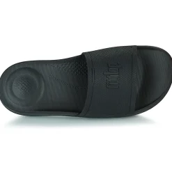 FitFlop - Iqushion Pool Slide Tonal Rubber Noir Sale