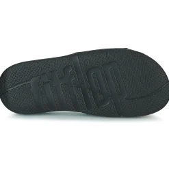 FitFlop - Iqushion Pool Slide Tonal Rubber Noir Sale