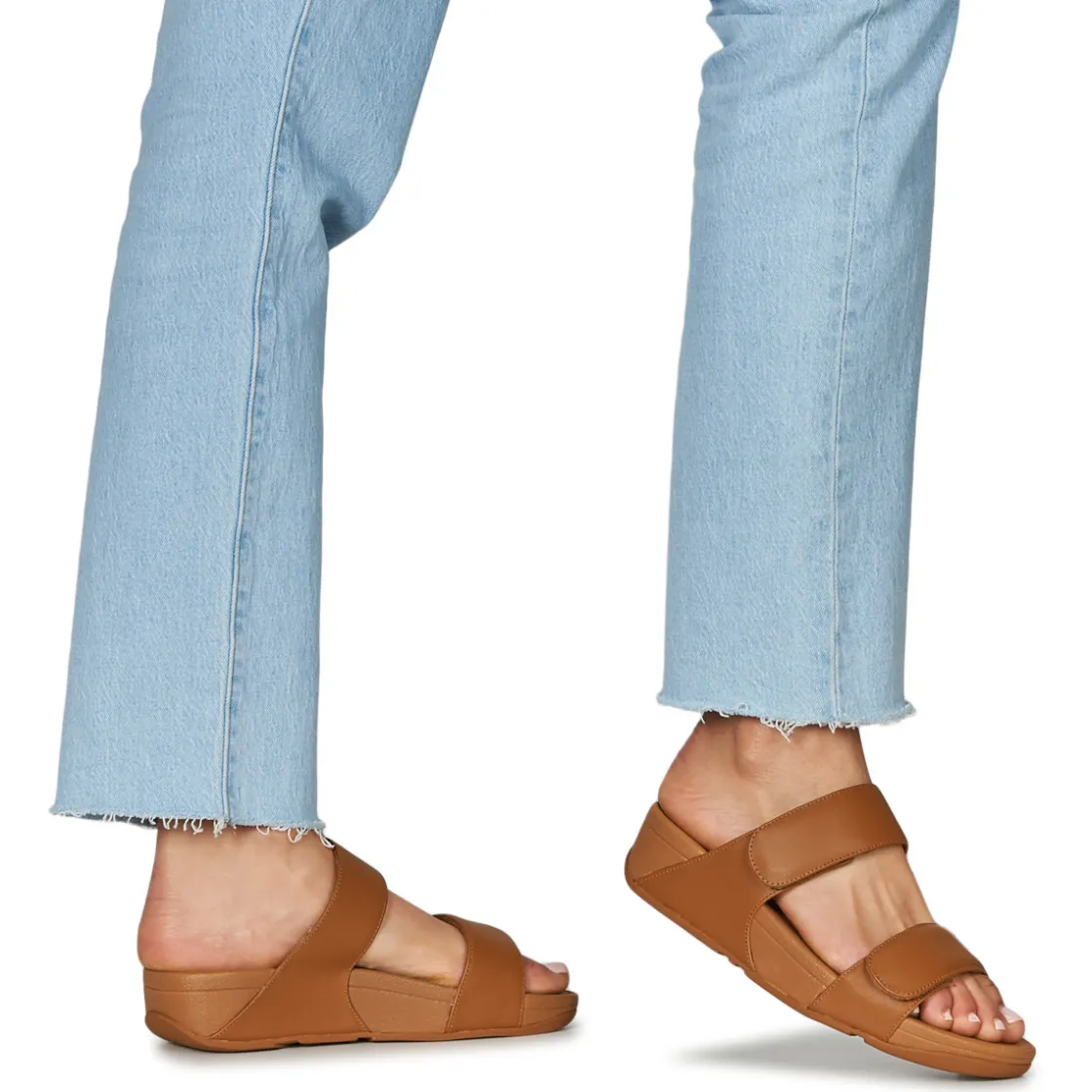 FitFlop Sandales Et Nu-pieds^- Lulu Adjustable Leather Slides