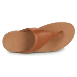 FitFlop - LULU LEATHER TOEPOST Brown Discount