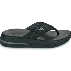 FitFlop - Surff Two-Tone Webbing Toe-Post Sandals Noir Outlet