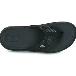 FitFlop - Surff Two-Tone Webbing Toe-Post Sandals Noir Outlet