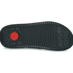 FitFlop - Surff Two-Tone Webbing Toe-Post Sandals Noir Outlet