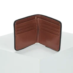 Fred Perry - COATED POLYESTER BILLFOLD WALL Marron New