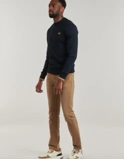Fred Perry Sweats & Polaires^- CREW NECK SWEATSHIRT