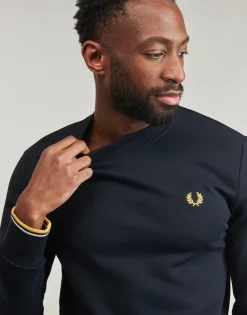 Fred Perry Sweats & Polaires^- CREW NECK SWEATSHIRT
