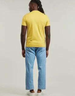 Fred Perry - EMBROIDERED Jaune Clearance