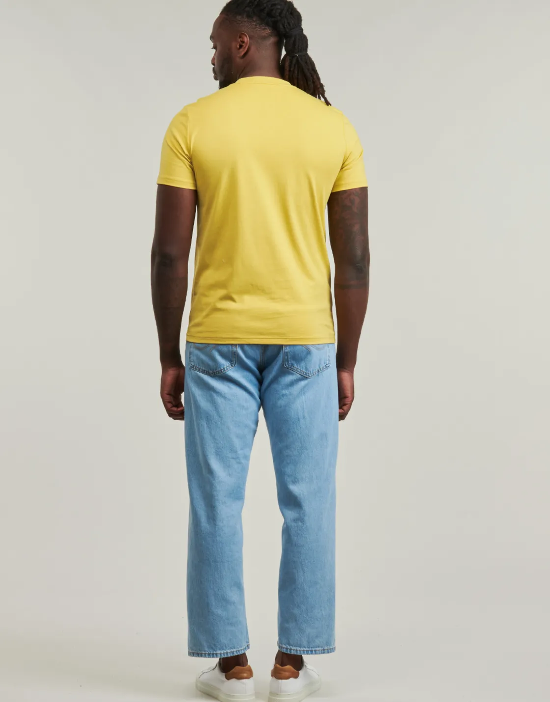 Fred Perry - EMBROIDERED Jaune Clearance