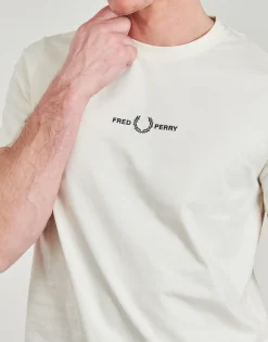 Fred Perry T-shirts & Polos^- EMBROIDERED T-SHIRT