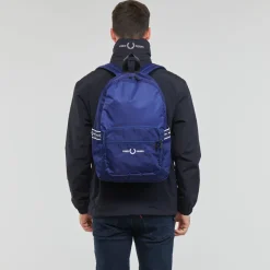 Fred Perry - GRAPHIC TAPE BACKPACK Marine Sale