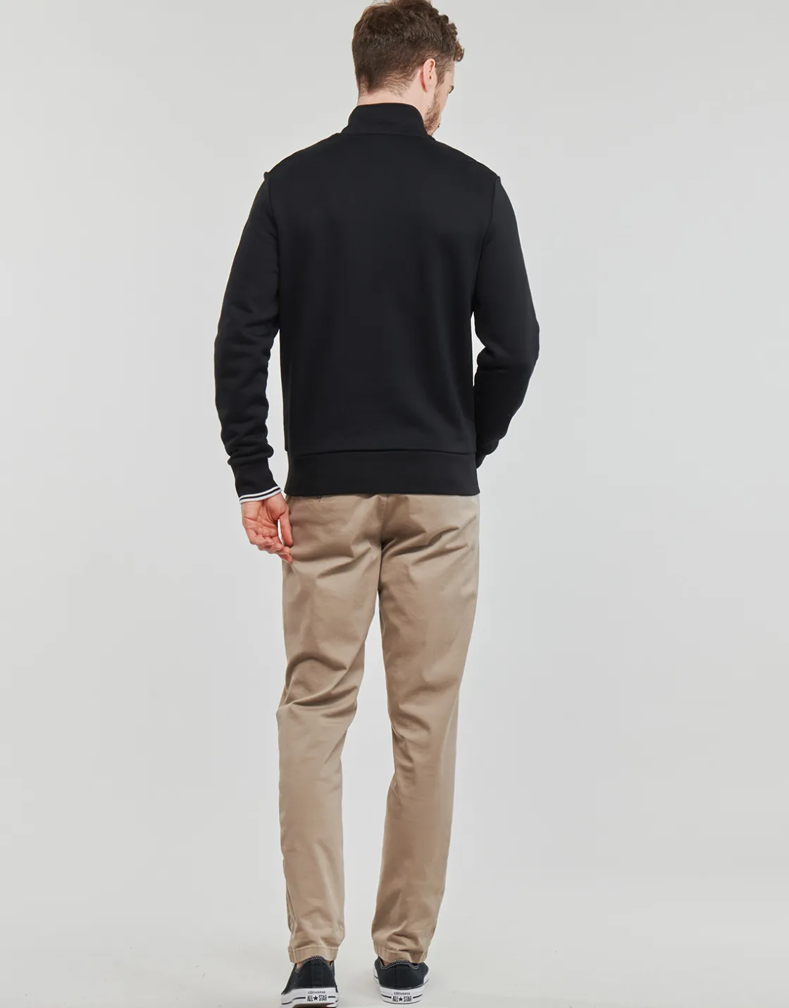 Fred Perry - HALF ZIP SWEATSHIRT< Sweats & Polaires