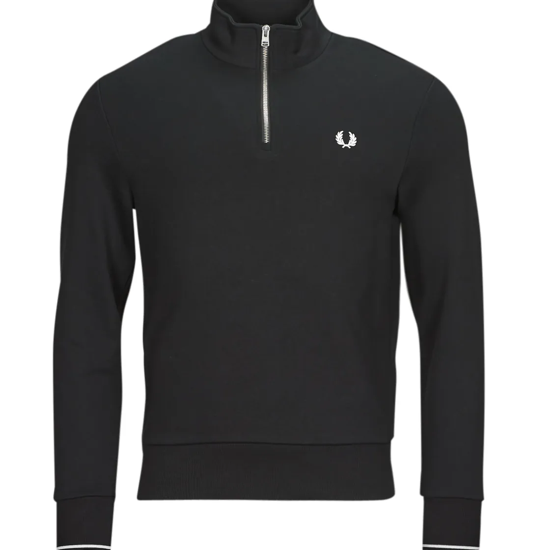 Fred Perry - HALF ZIP SWEATSHIRT< Sweats & Polaires