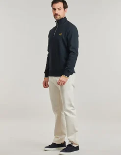 Fred Perry - HALF ZIP SWEATSHIRT Marine Online