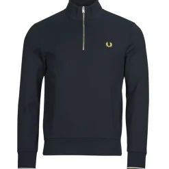 Fred Perry - HALF ZIP SWEATSHIRT Marine Online