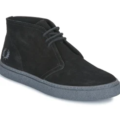 Fred Perry - HAWLEY SUEDE Noir Sale