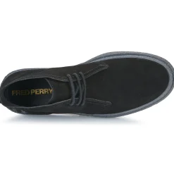 Fred Perry - HAWLEY SUEDE Noir Sale