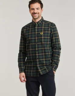 Fred Perry - OXFORD TARTAN SHIRT< Chemises