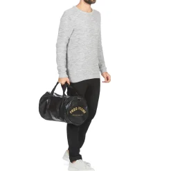 Fred Perry - TONAL BARREL BAG Noir Discount
