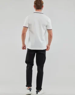 Fred Perry - TWIN TIPPED SHIRT Blanc Outlet