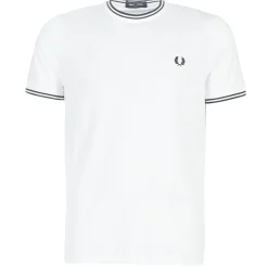 Fred Perry - TWIN TIPPED T-SHIRT Blanc Best