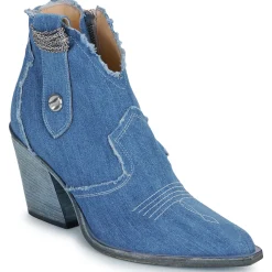 Fru.it - 8575-944-CUOIO-GREZZO-JEANS-LAVATO< Bottines / Boots