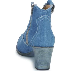Fru.it - 8575-944-CUOIO-GREZZO-JEANS-LAVATO< Bottines / Boots