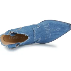 Fru.it - 8575-944-CUOIO-GREZZO-JEANS-LAVATO< Bottines / Boots