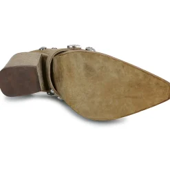 Fru.it Mules / Sabots^- 8586-944-CUOIO-GREZZO-VELOUR-PLANET