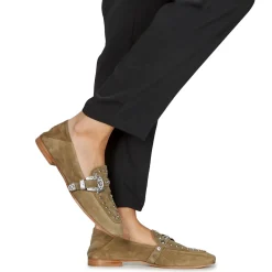 Fru.it Mocassins & Chaussures Bateau^- 8679-586-CUOIO-NATURALE-VELOUR-PLANET