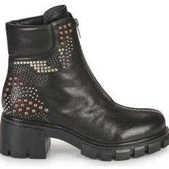 Fru.it Bottines / Boots^- 8340-953-GLOVE-NERO-BROCHIE-MULTICOLOR
